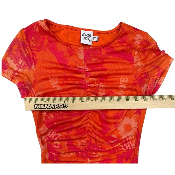 Princess Polly Graphic Colorful Bright Mesh Midi Dress Size 2 New - Picture 7 of 8